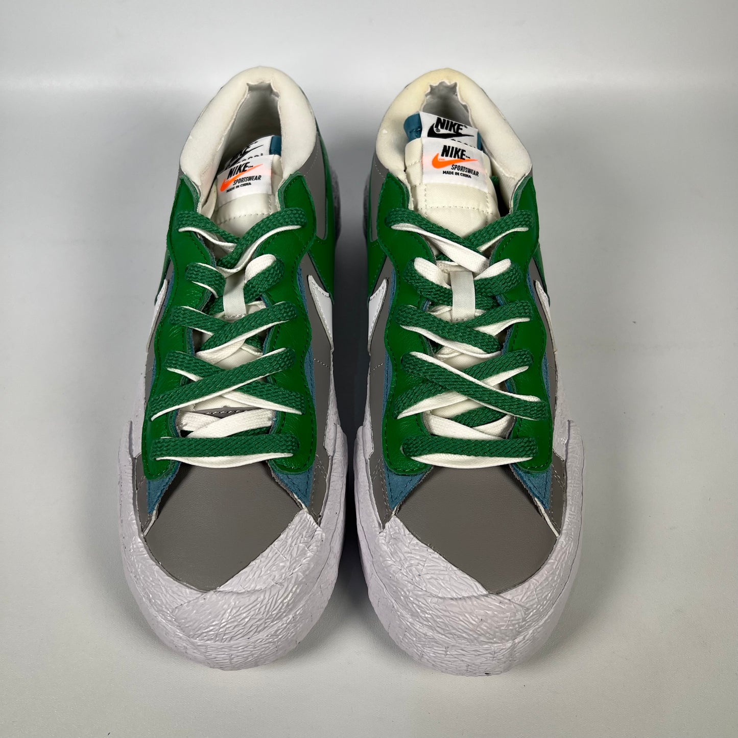 Nike Blazer Low Sacai Grey Green (2021) Size 8 NEW s18435