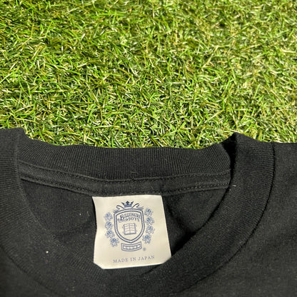 Y2K Billionaire Boys Club BBC White Logo Black Tee Size XS USED x14218