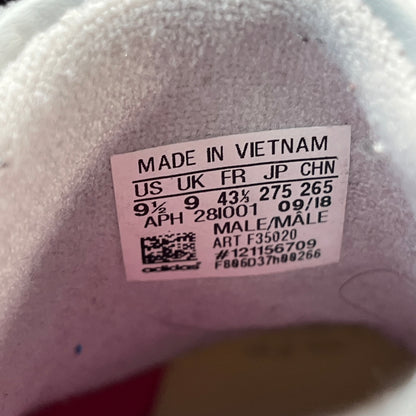 Adidas Yung-96 Grey Shock Pink (2018) Size 9.5 USED s19487