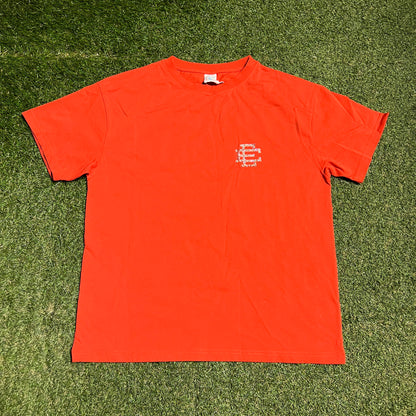 Eric Emanuel Swarovski Crystals Orange Tee Size Medium NEW x14083