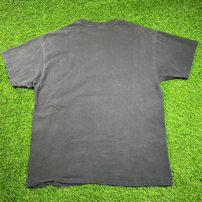 1990s Duke University Black Dunking Devil Tee Size XL USED v18371