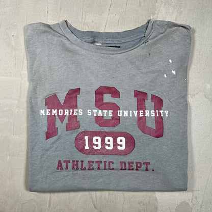 HMDD "Memories State University" Grey Tee Size Large NEW x18726