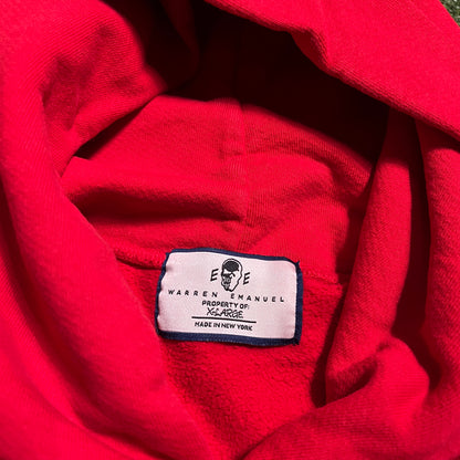 Eric Emanuel "NYC 6 on 1 Classic" Red Hoodie Size XL USED x13426
