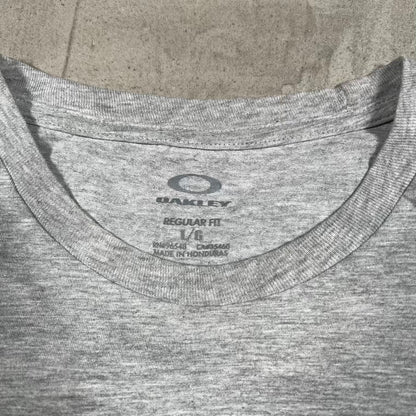 Oakley Grey Logo Longsleeve Size Large USED v20312