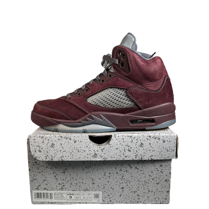Jordan 5 Burgundy (2023) Size 9 USED s22781