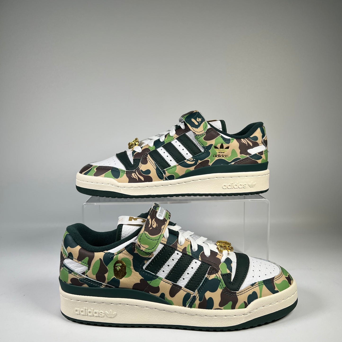 Adidas Forum 84 Low Bape Green Camo (2023) Size 8.5 NEW s19621