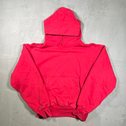 Yeezy Gap Red Double Layer Pull Over Hoodie Size Small USED x18810