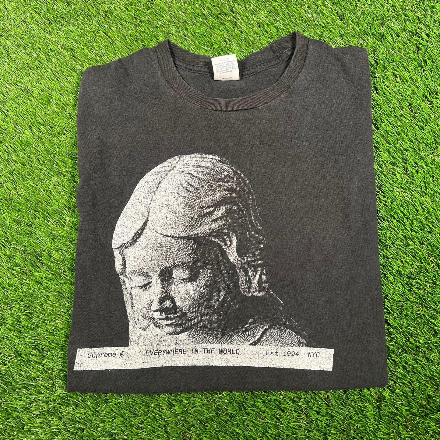 Supreme Everywhere Lady (2020) Black Tee Size Large USED x15691