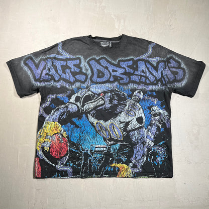 Vale Baltimore Ravens Black Tee Size XL USED x17587