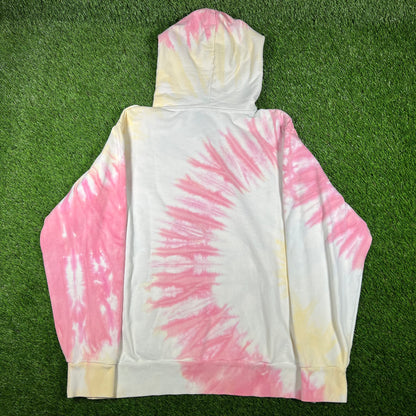 Kith Pink Tie Dye Williams I Hoodie (2020) Size Large USED x14742
