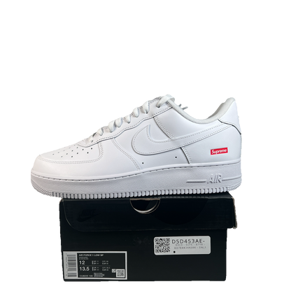 Nike Air Force 1 Low Supreme White (2024) Size 12 NEW s22819