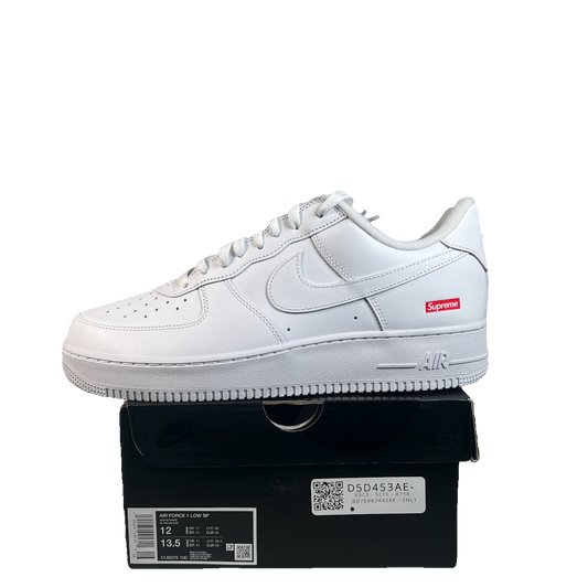 Nike Air Force 1 Low Supreme White (2024) Size 12 NEW s22819