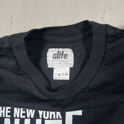 Alife "NY Minute" Black Tee Size XL USED x17273