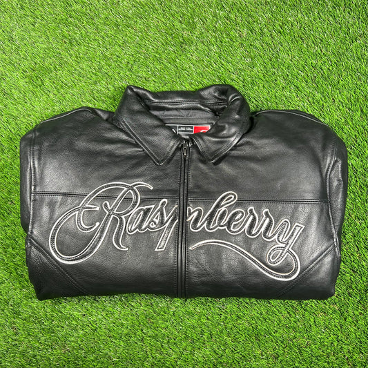 GV Gallery Raspberry Leather Jacket Size XXL NEW x14879