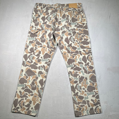 J. Crew Wallace and Barnes Duck Camo Workwear Pants Size 34 USED v19503