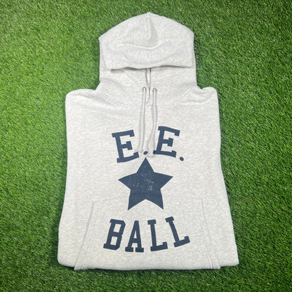 Eric Emanuel Grey "EE" Logo Hoodie Size Medium NEW x15149