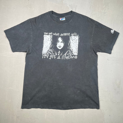 1995 The Sandman Comic Black Tee Size Large USED v19289