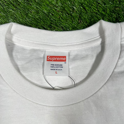 Supreme KRS One 2014 Photo White Tee Size Large NEW x14504