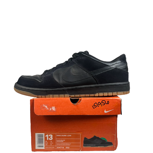 Nike Dunk Low Black (2003) Size 13 USED s21447