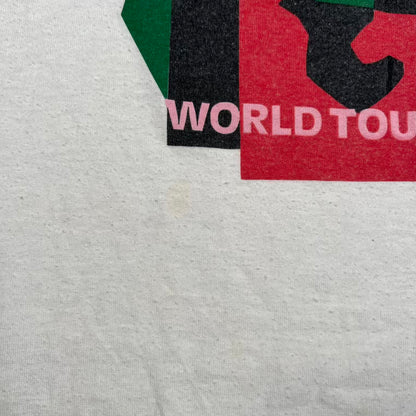 1989 Al Jarreau White World Tour Tee Size XL USED v20114