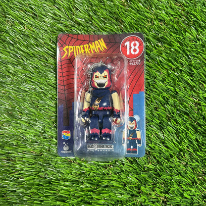 Medicom BearBrick Spiderman Demogoblin 100% NEW x15208