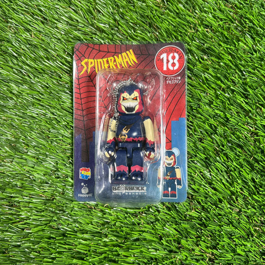 Medicom BearBrick Spiderman Demogoblin 100% NEW x15208