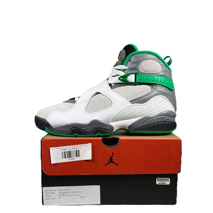 Jordan 8 University of Oregon PE Pure Platinum SAMPLE Size 9 NEW s10661