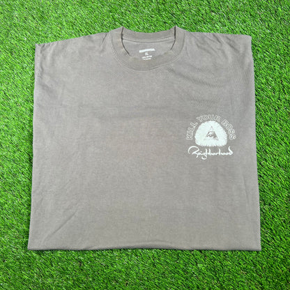 Neighborhood Kill Your Boss Grey Tee Size XL USED x14698