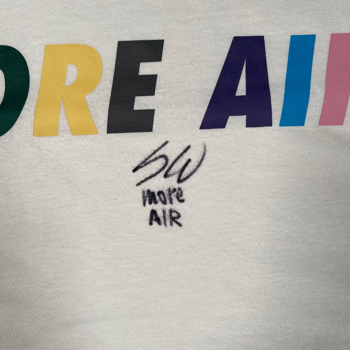Nike Sean Wotherspoon More Air SIGNED Size XXL USED x10961