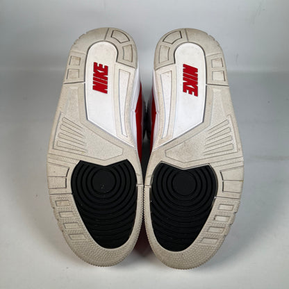Jordan 3 Tinker White University Red (2019) Size 8.5 USED S21541