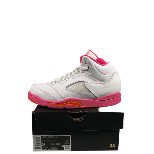 Jordan 5 WNBA Pinksicle Safety Orange Size 3Y NEW s18870