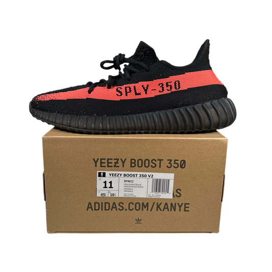Yeezy 350 Core Black Red (2016) Size 11 USED s18037
