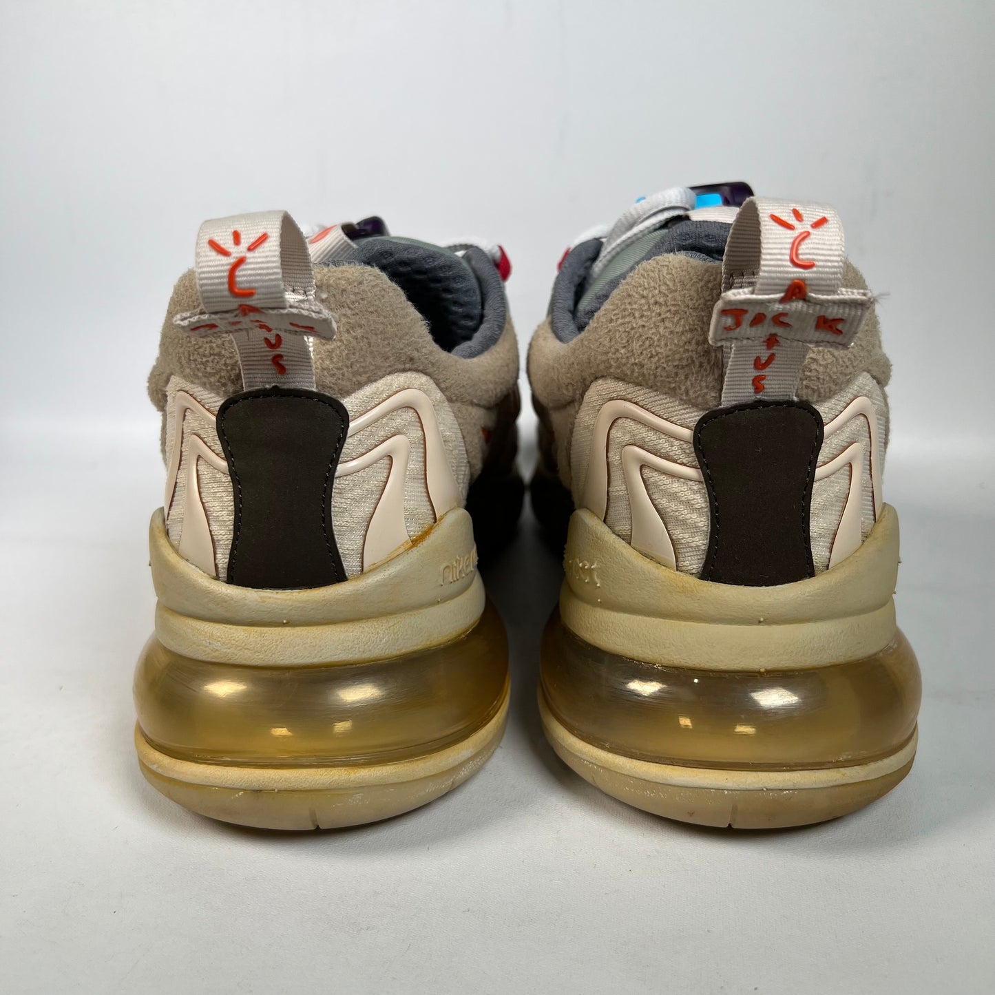 Nike Air Max 270 React ENG Travis Scott Cactus Trails (2020) Size 9.5 USED s22454