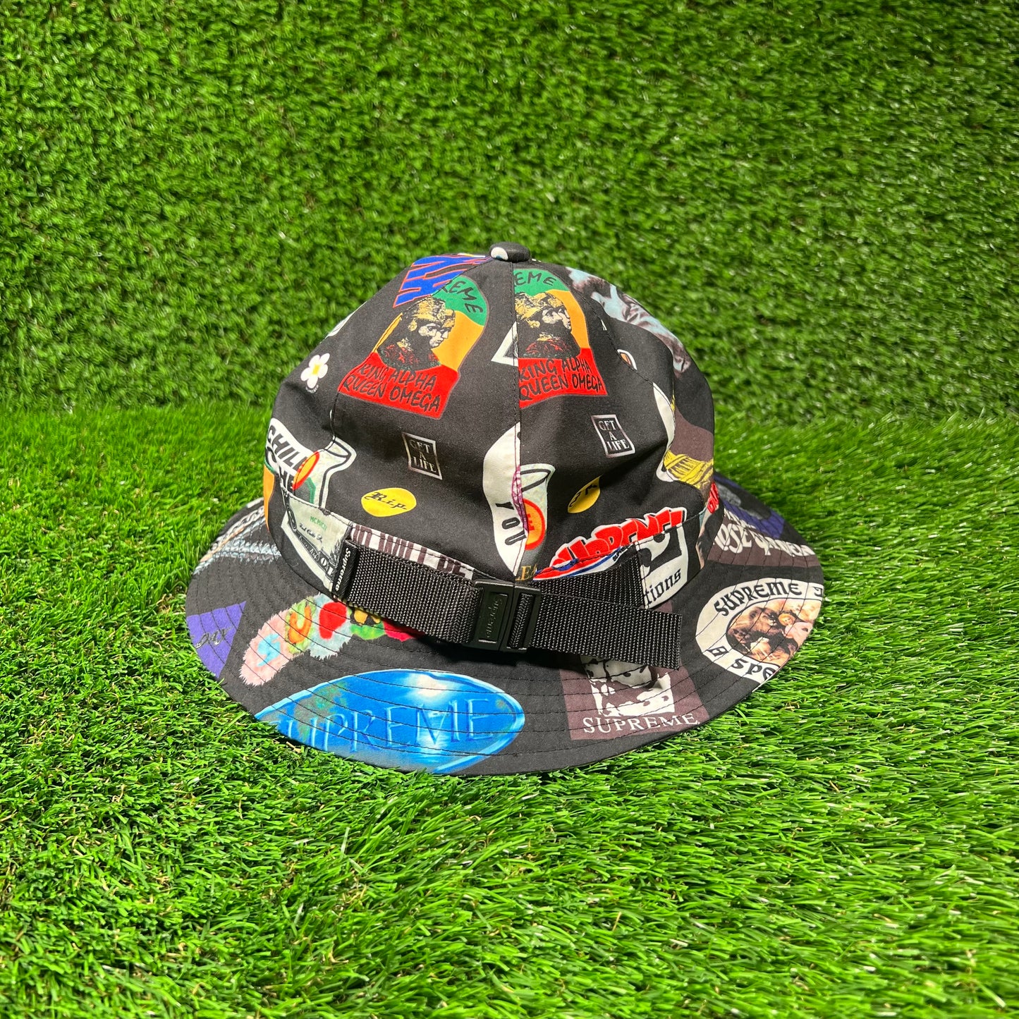 Supreme GORE TEX Black Stickers Bell Hat (2021) USED x16716