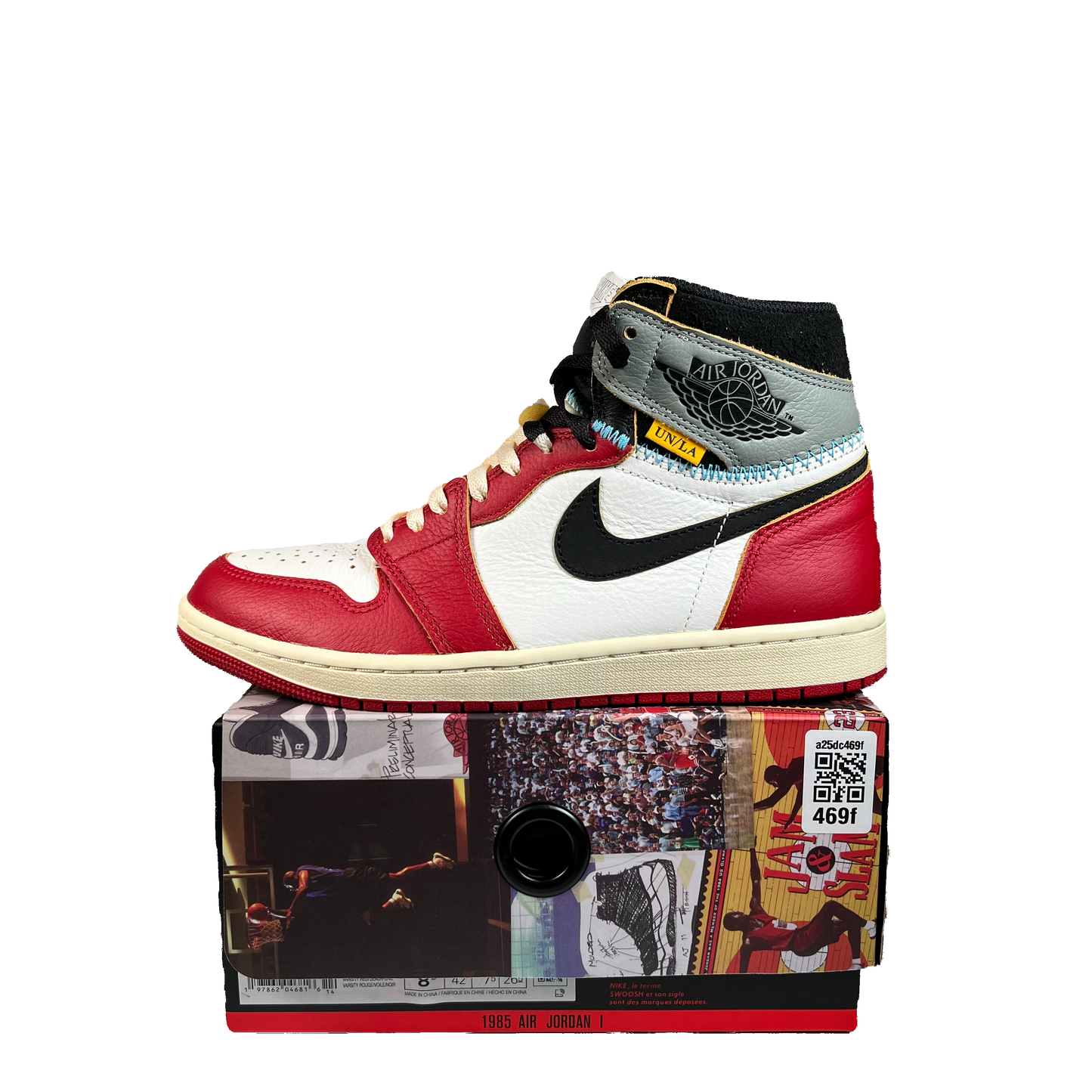Jordan 1 High Union LA Chicago Shadow (2025) Size 8.5 USED s22154