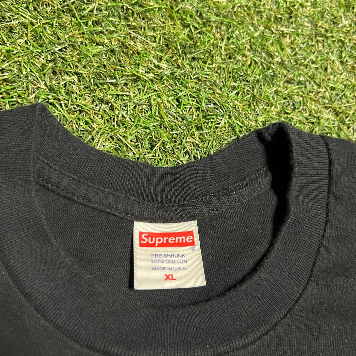 Supreme America Eats Its Young Nas Black Tee Size XL USED x13868