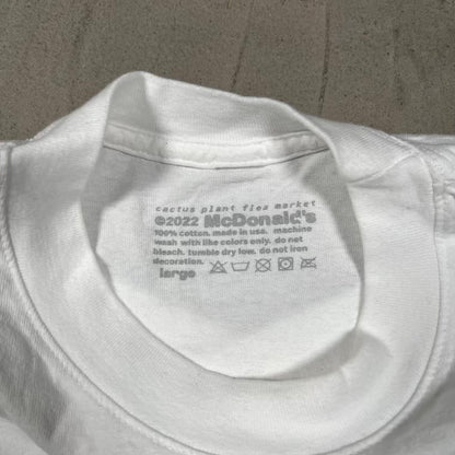 CPFM McDonalds White Grimace Tee Size Large USED x18837