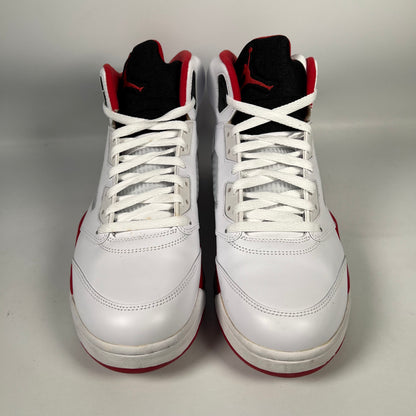 Jordan 5 Fire Red Black Tongue (2013) Size 11 USED s19149