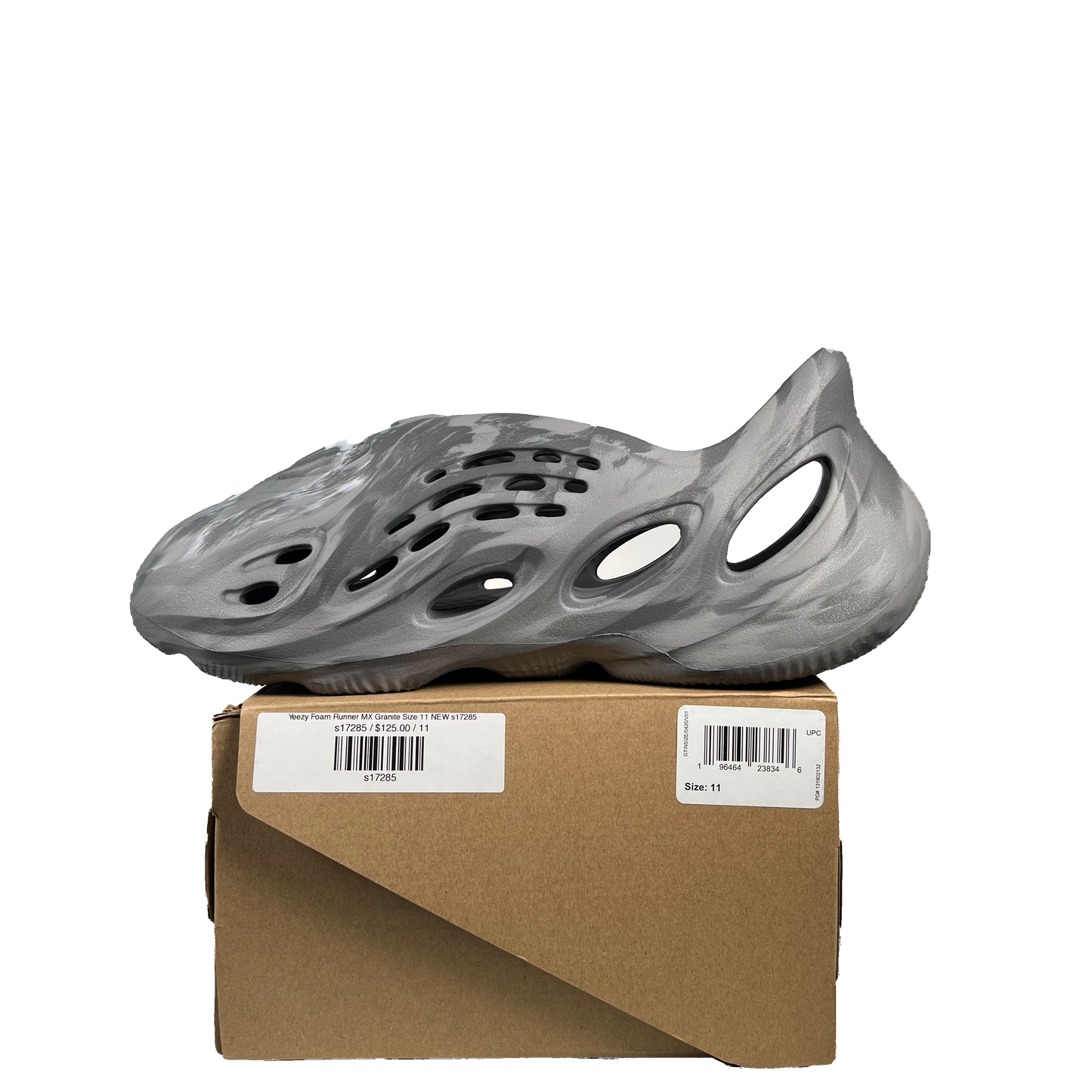 Yeezy Foam Runner MX Granite Size 11 NEW s17285