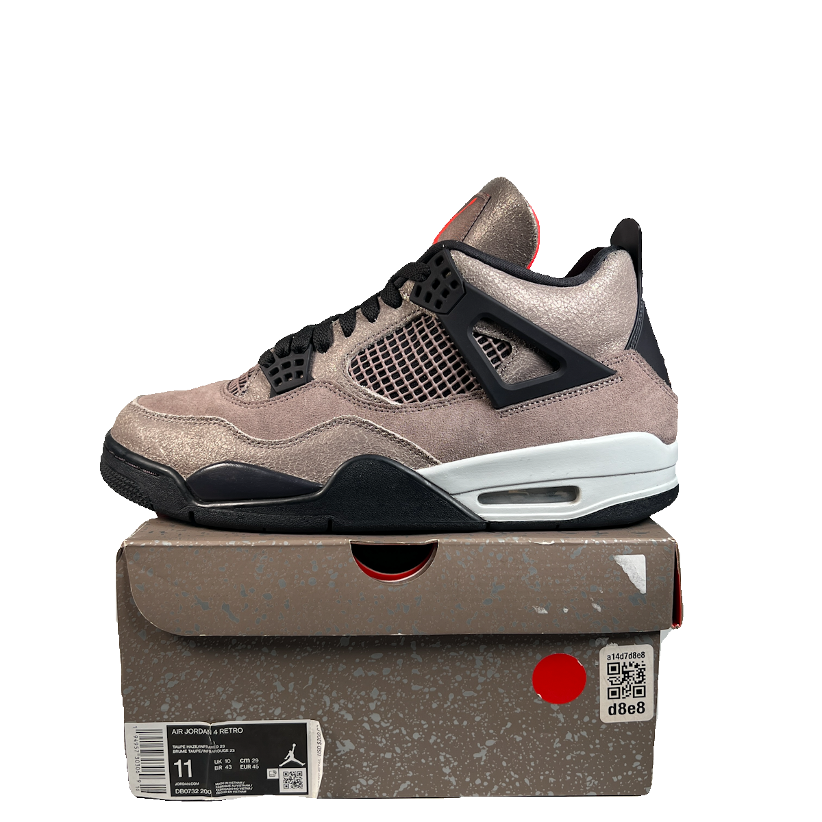 Jordan 4 Taupe Haze (2020) Size 11 USED s23001