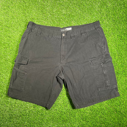 Carhartt Cargo Black Shorts Size 44 USED v18084