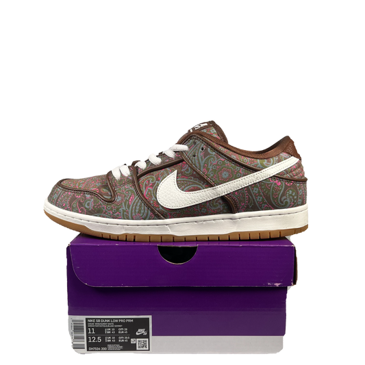 Nike SB Dunk Low Paisley Brown (2022) Size 11 USED S19755