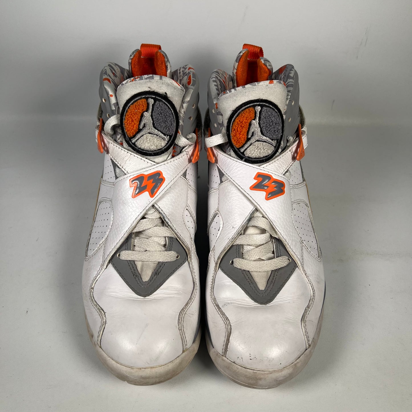 Jordan 8 Orange White (2007) Size 8.5 USED s16587