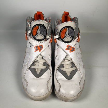 Jordan 8 Orange White (2007) Size 8.5 USED s16587