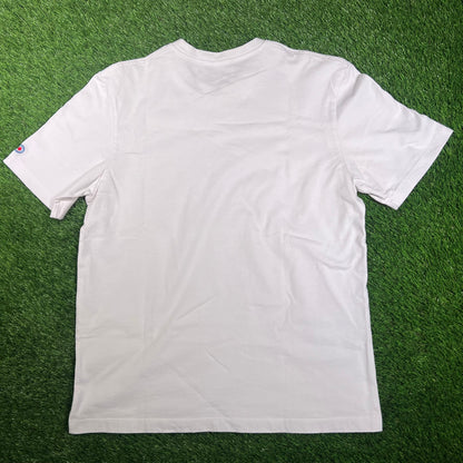 Zara Rhuigi White "Rhu" Tee Size Medium USED v17848