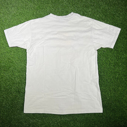 1990s Hard Rock Los Angeles White Logo Tee Size XL USED v17342