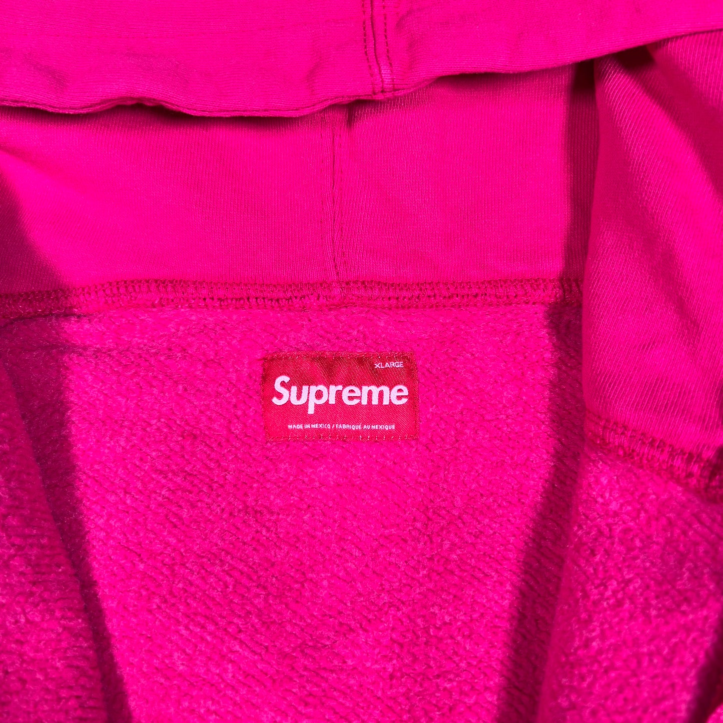 Supreme Small Box Zip Up Hoodie Fuschia (2025) Size XL NEW x15295