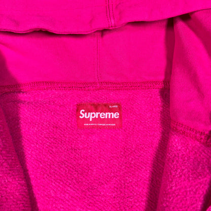Supreme Small Box Zip Up Hoodie Fuschia (2025) Size XL NEW x15295