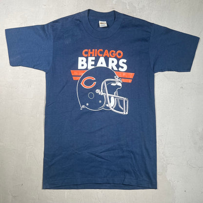 1990s Chicago Bears Helmet Logo Navy Tee Size Medium NEW v14178
