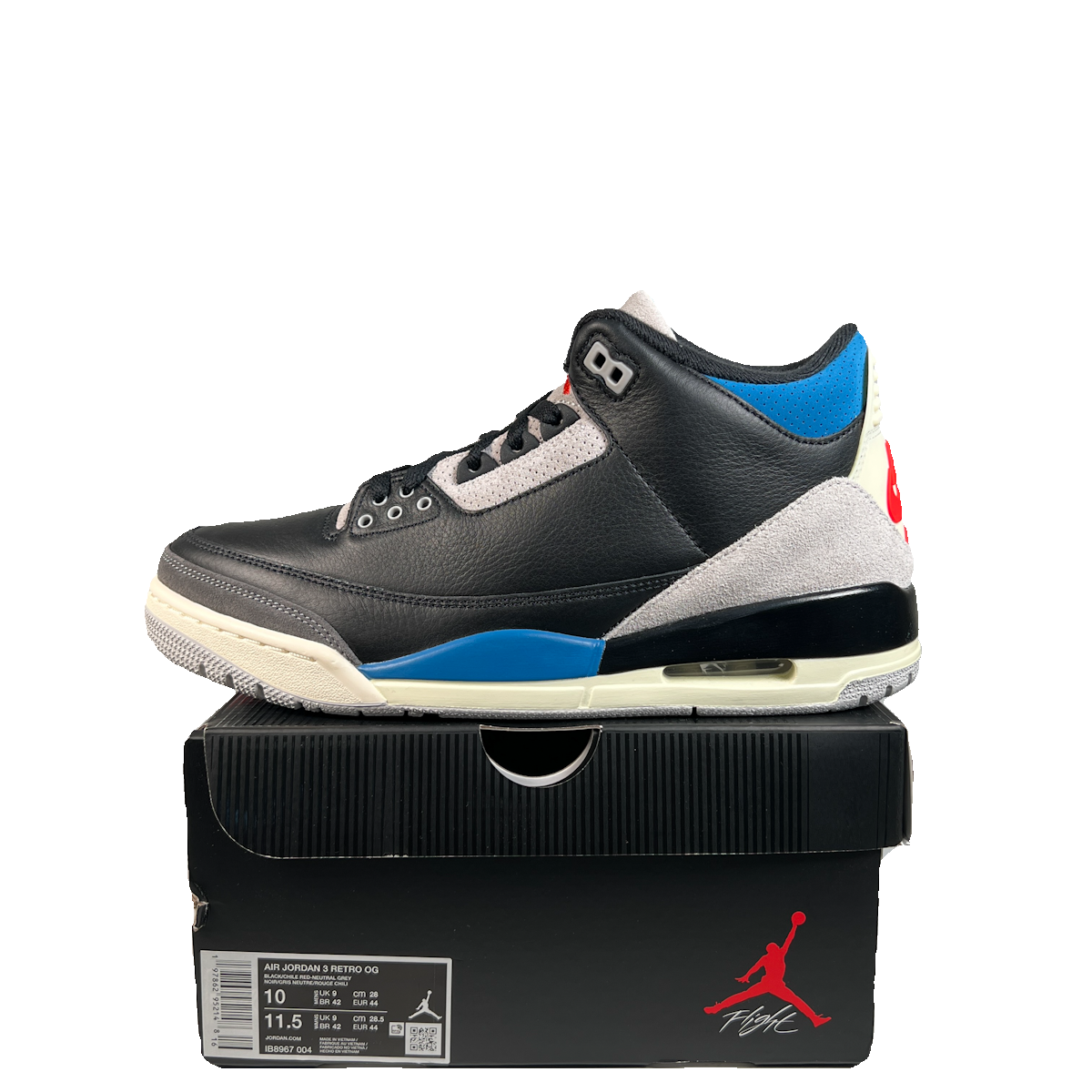 Jordan 3 Rare Air (2025) Size 10 NEW s23180